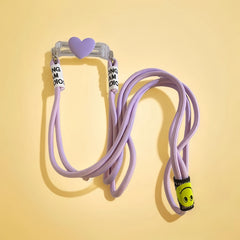 Heart Back Clip Phone Lanyard