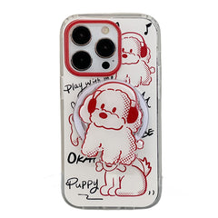 Musical Puppy Phone Case + Stand