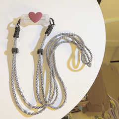 Heart Back Clip Phone Lanyard