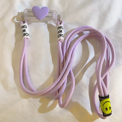 Heart Back Clip Phone Lanyard