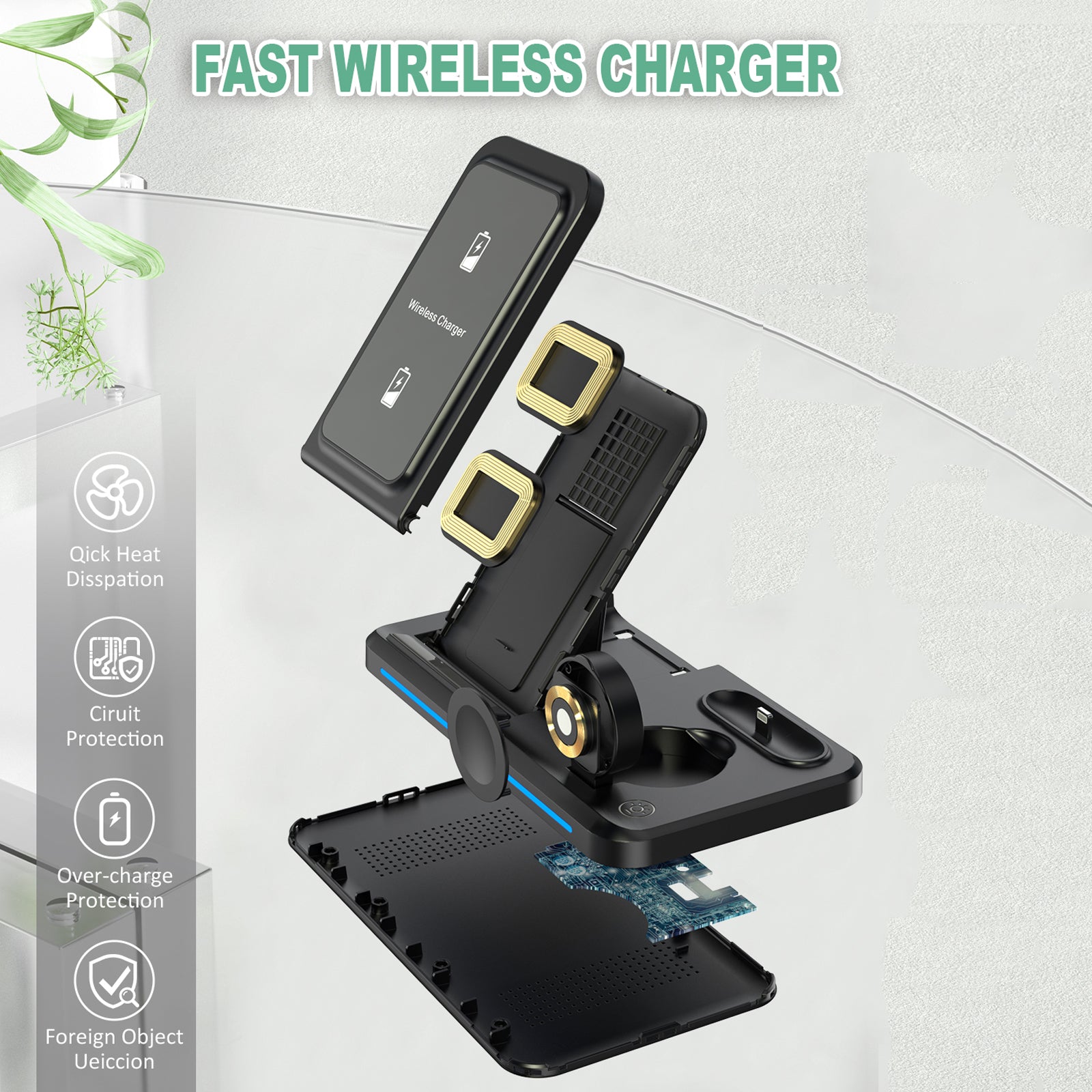 3 in 1 Wireless Charging - Flasel