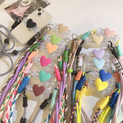 Heart Back Clip Phone Lanyard