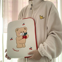 Cherry Bear Computer Sleeve