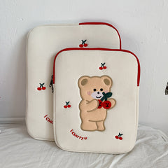 Cherry Bear Computer Sleeve