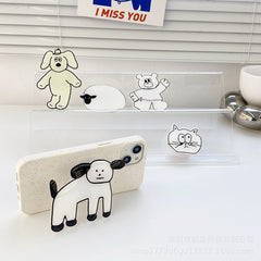 Cartoon Animal Silicone Airbag Phone Stand