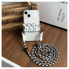 Thumb Phone Back Clip Crossbody Lanyard