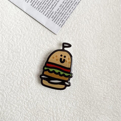 Hamburger & Fries Acrylic Phone Airbag Stand